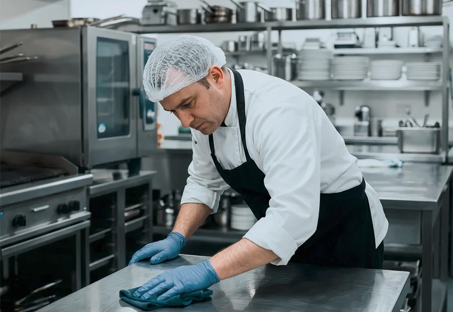 Professional kitchen and restaurant