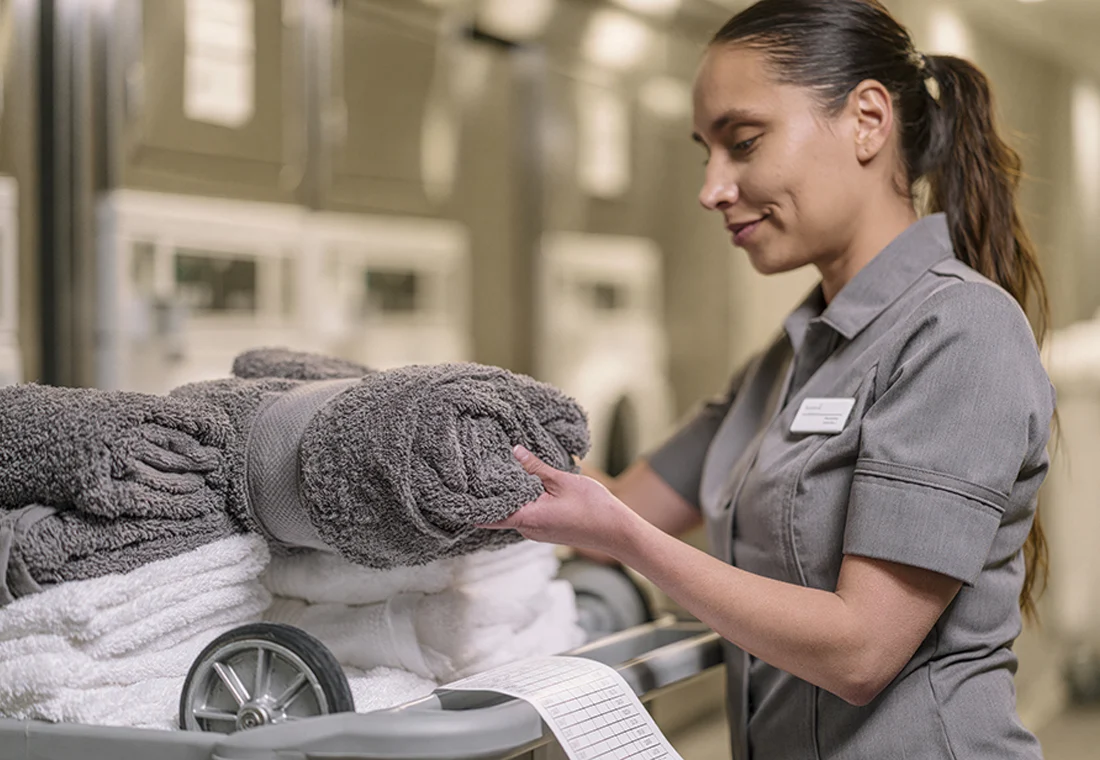 Textiles in professional laundry