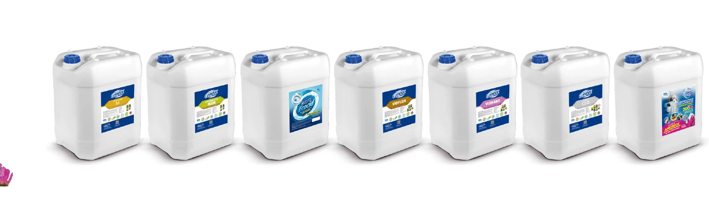 Productos de la línea profesional Quimelia para restaurantes